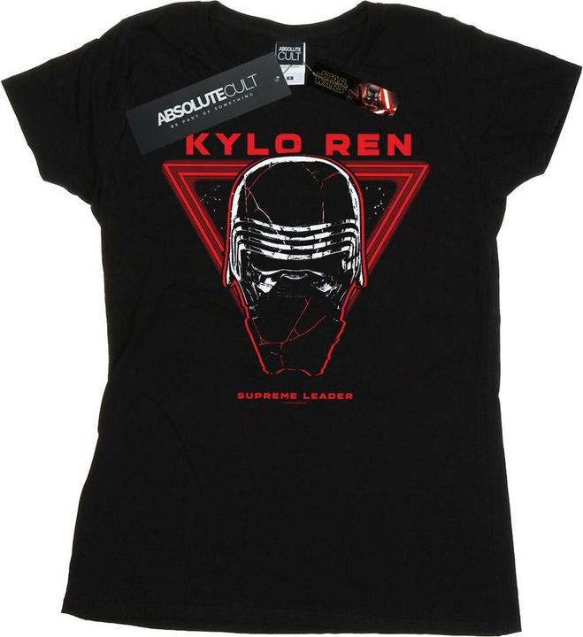 Actual product image Star Wars Womens/Ladies The Rise Of Skywalker Supreme Leader Kylo Ren Cotton T-Shirt (XL)