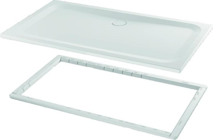 Bette BetteUltra Rechteck-Duschwanne mit Minimum-Wannenträger, 1600x700x35mm