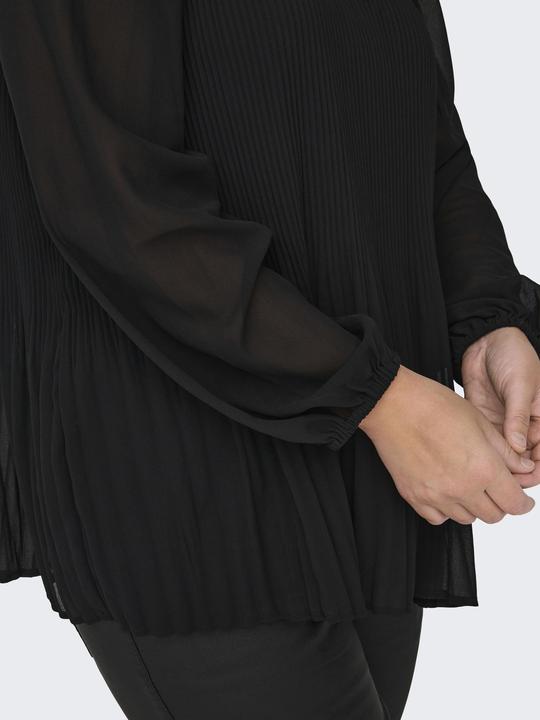 Produktbild Only Normal geschnitten Rundhals Elastische Bündchen Ballonärmel Top Top (48)