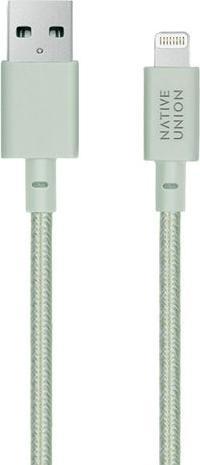 Actual product image Native Union Belt USB-A to Lightning Cable 1.2m Sage (1.20 m)