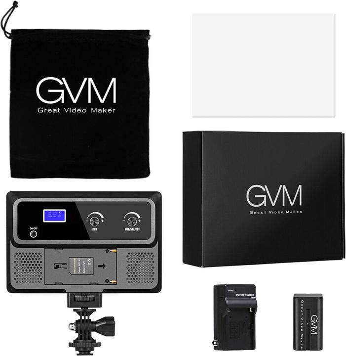 Produktbild GVM RGB-10S (Videoleuchte, Flächenleuchte)