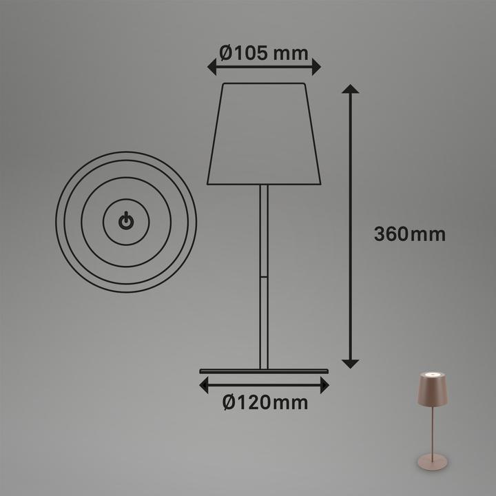 Produktbild Briloner LED Tischleuchte (200 lm)