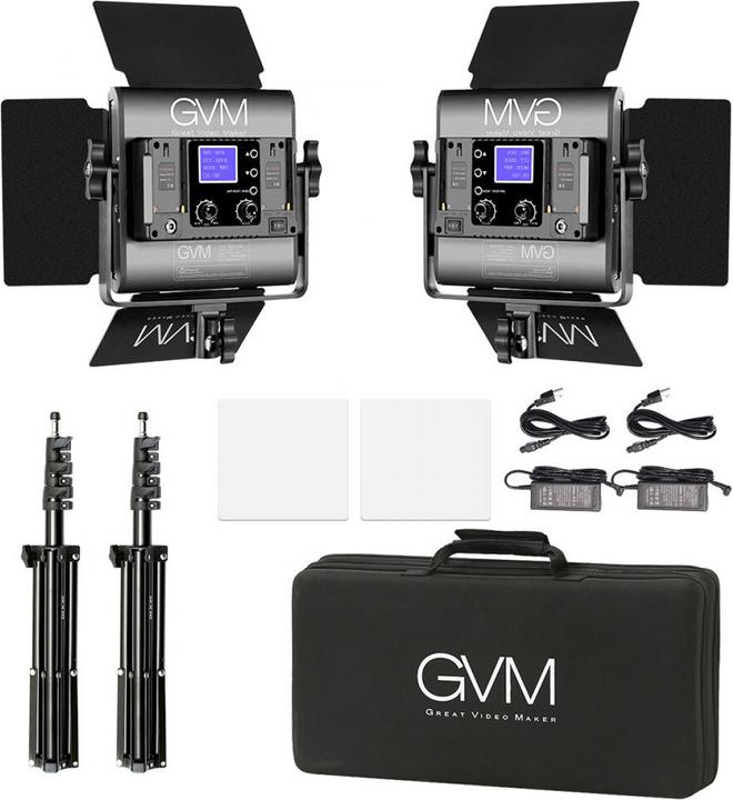 Actual product image GVM 800D-RGB-2L (Surface luminaire, Studio light, Video light)