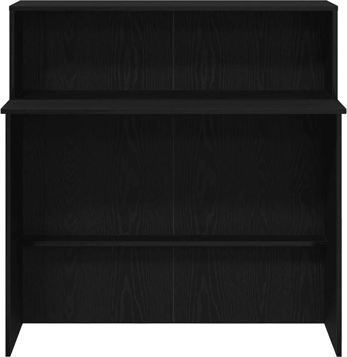 Image du produit VidaXL Comptoir d'accueil Noir 100x50x103,5 cm Bois composite Comptoir d'accueil