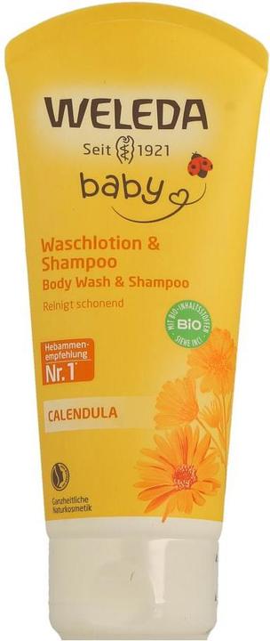 Produktbild Weleda Baby Calendula Shampoo And Body Wash (200 ml, Flüssiges Shampoo)