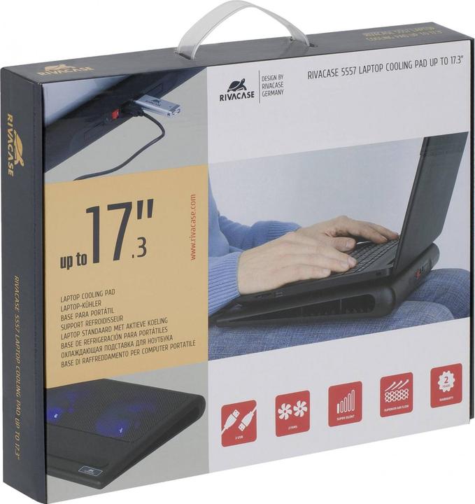 Image du produit Rivacase 5557 pad de refroidissement jusqu'à 17.3