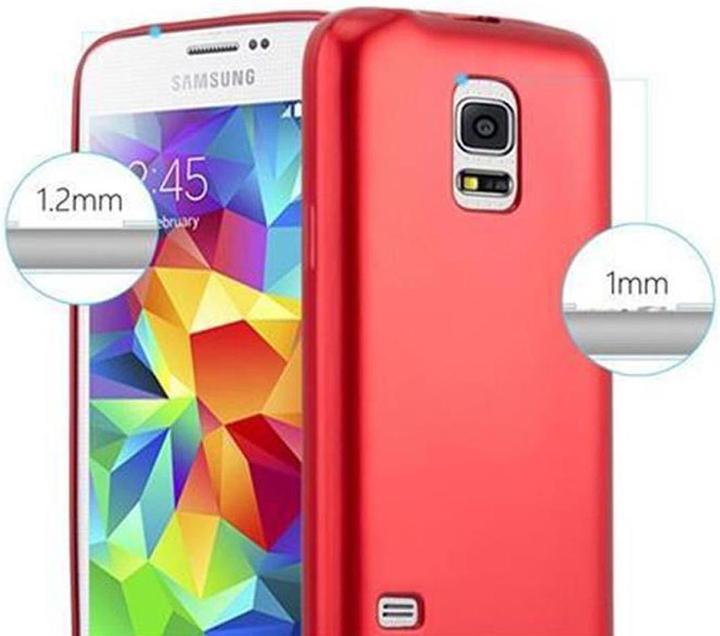Produktbild Cadorabo TPU Matt Metallic Cover (Samsung Galaxy S5, Samsung Galaxy S5 Neo)