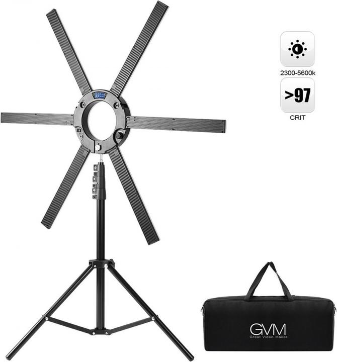 GVM 600S (Ringleuchte, Videoleuchte)