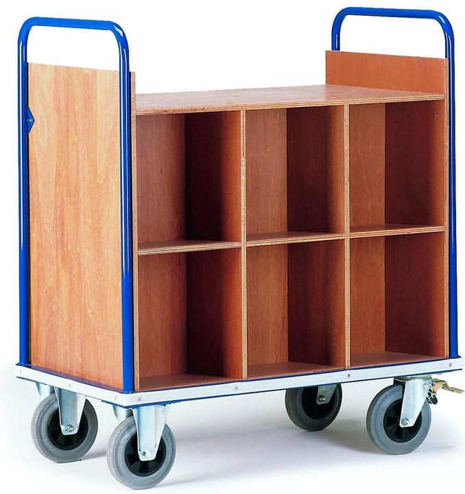 Image du produit Rollcart Chariot de transport de documents à 12 compartiments (200 kg)