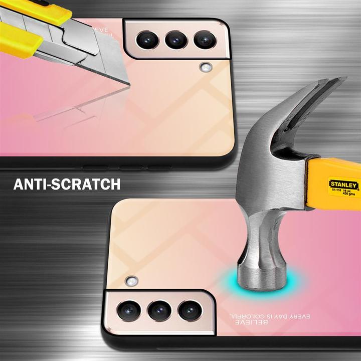 Actual product image Cadorabo TPU 2 colors glass cover (Samsung Galaxy S21+)