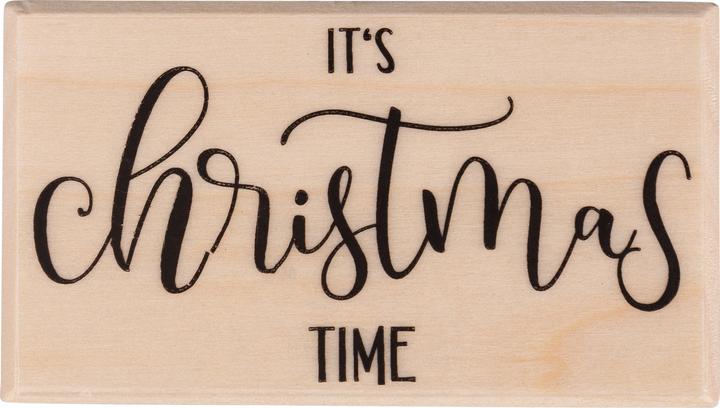 Actual product image Butterer Stamp "It's christmas time