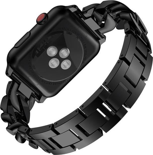 Produktbild PhoneLook Armband Edelstahl Diamond Loop mit luxuriösen Diamanten und grossen Schleifen 42 mm / 44 mm (44 mm, Aluminium)