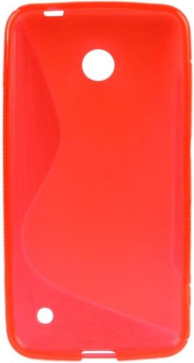 Actual product image König Design Protective cover TPU Case for mobile Nokia Lumia 630 635 red (Nokia Lumia 630)