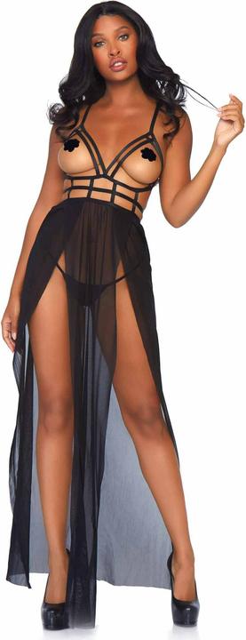 Actual product image Leg Avenue Cage maxi dress and g-string (M, L)