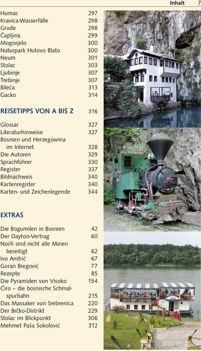 Valeurs nutritives et ingrédients Reiseführer Bosnien und Herzegowina (Allemand, Matthias Jacob, Marko Plesnik, 2024)