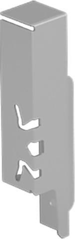 Hettich Rückwandverbinder ArciTech, silber (30 Stk.)