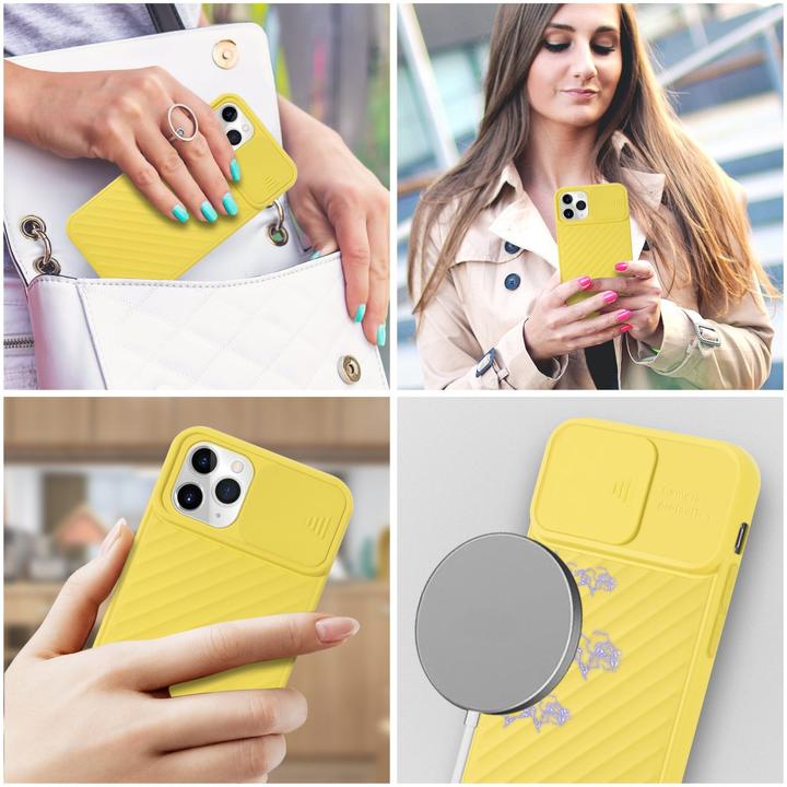 Immagine prodotto Cadorabo Cover in TPU con protezione della fotocamera (Apple iPhone 11 Pro Max)