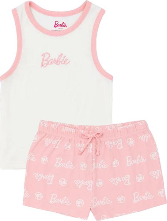 Actual product image Barbie Womens/Ladies Short Pyjama Set (40 D)
