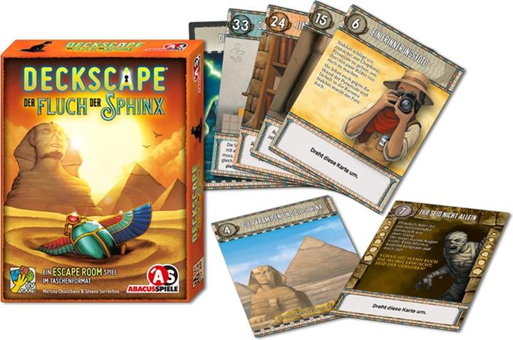 Immagine prodotto Abacus Deckscape La Maledizione della Sfinge (Tedesco)