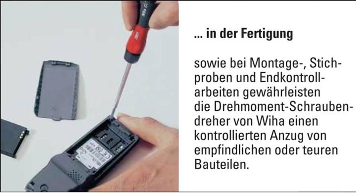 Produktbild Wiha Werkstatt Drehmoment-Schrauben (0.40 Nm, 1 Nm)