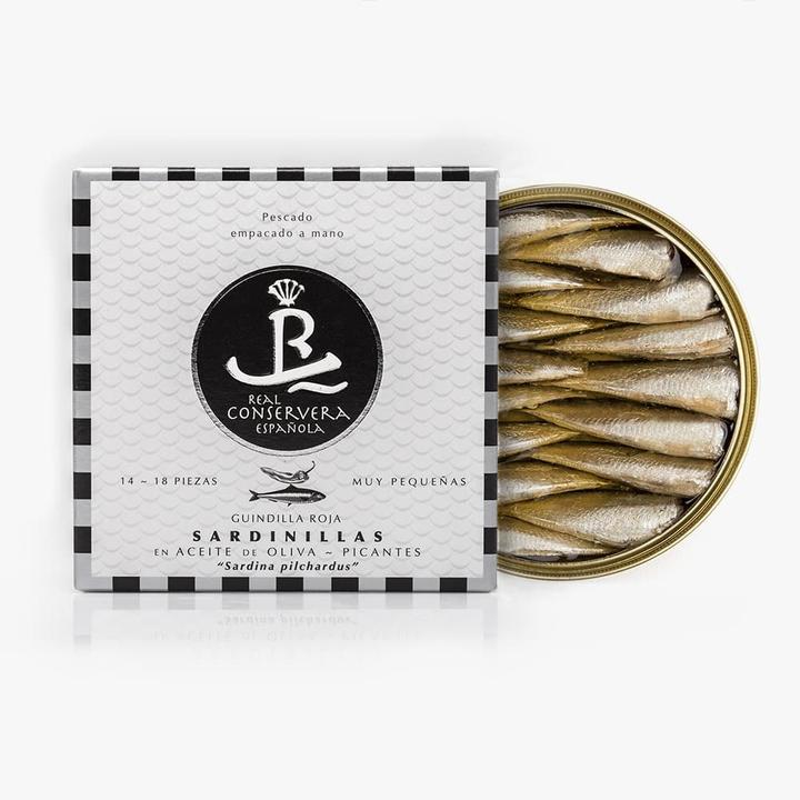 Real Conservera Española Sardinillas à l'huile d'olive piquante (115 g)