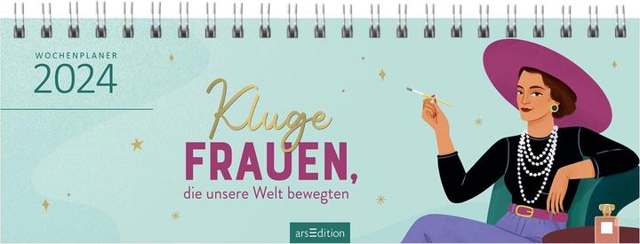 Produktbild Tischkalender Kluge Frauen, die unsere Welt bewegten 2024 (297 x 115 mm, Deutsch)