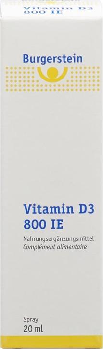 Produktbild Burgerstein Vitamin D3 800 IE (1 Stück, Flüssigkeit, 40 g)