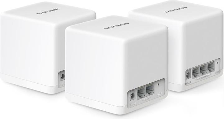 Actual product image Mercusys WL-Router Halo H1500X Home Mesh WiFi System 3-Pack