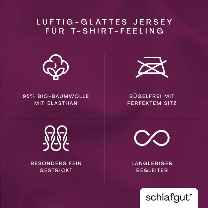 Image du produit schlafgut Knitted Jersey (Housse de couette, 240 x 220 cm)