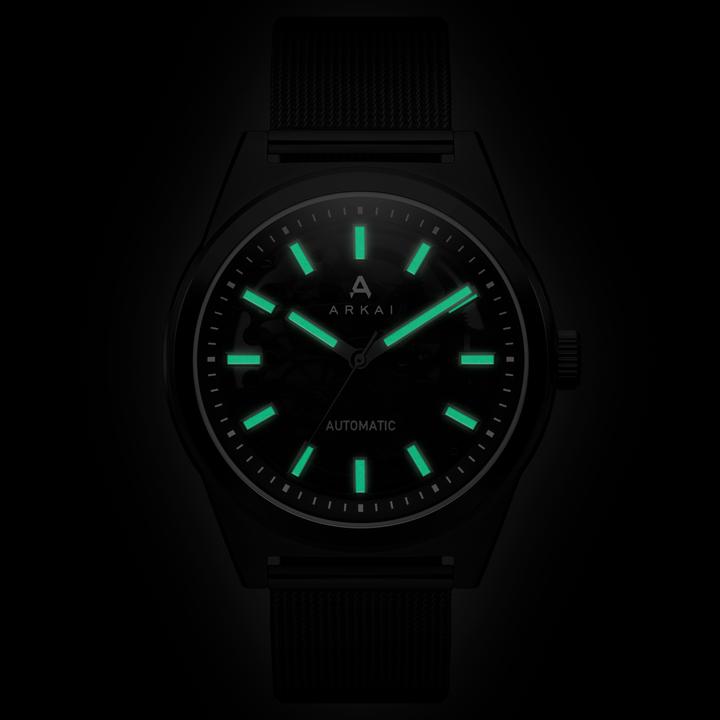 Actual product image Arkai Caron (Skeleton watch, 42 mm)
