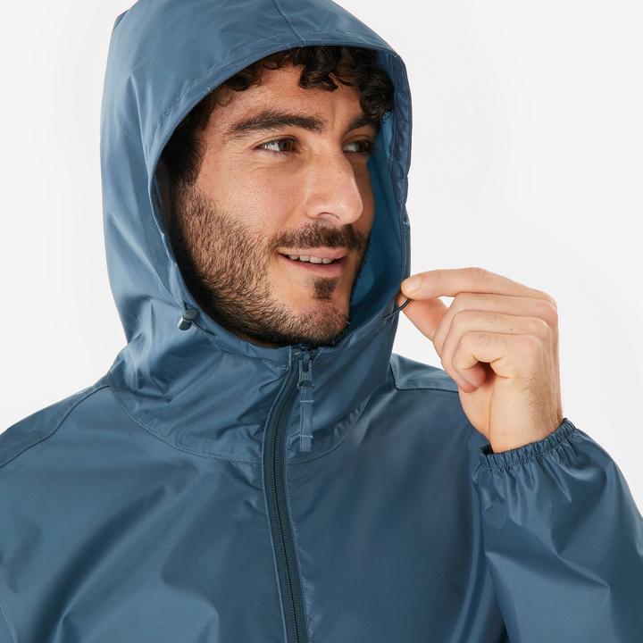 Produktbild Quechua Regenjacke Herren - Raincut Fullzip blau (S)