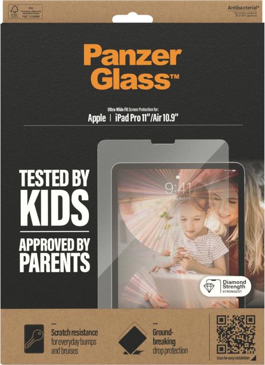 Actual product image PanzerGlass Screen protector (1 Piece, iPad Pro 11 2018 (1. Gen), iPad Pro 11 2020 (2. Gen), iPad Pro 11 2021 (3rd Gen), iPad Air 2020 (4. Gen), iPad Air 2022 (5th Gen))