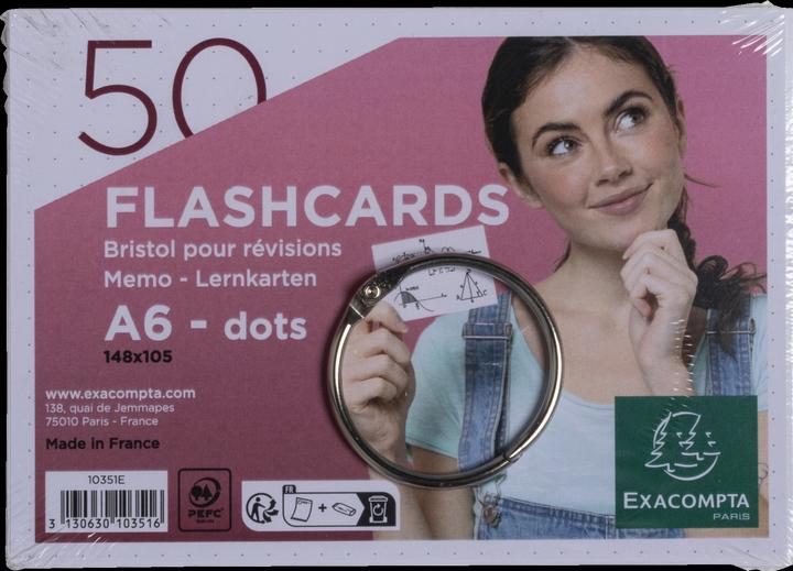 Actual product image Exacompta Index cards (148 x 105 mm, 205 g/m², 50 x)