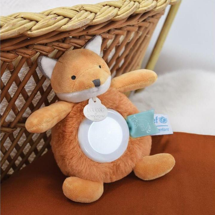 Actual product image Doudou et Compagnie Unicef Fox Night Light 15cm