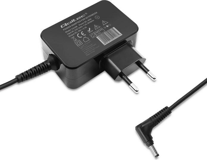 Produktbild Qoltec Netzteil für Samsung Ultrabook 40W | 19v | 2.1a | 3,0*1,0 (40 W)
