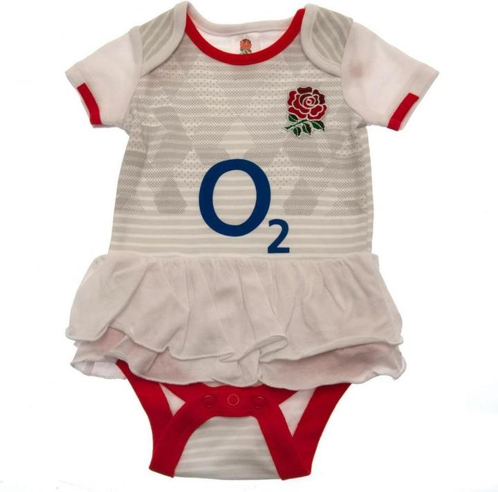 England Rugby Bodysuit TutuRock Baby