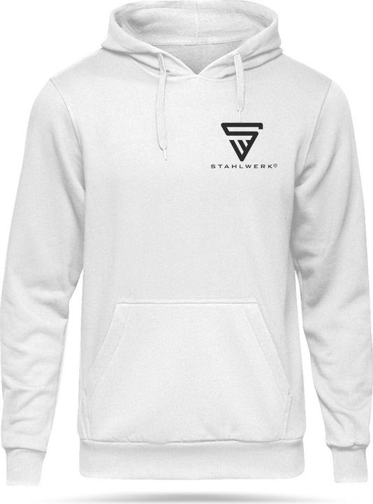 Produktbild Stahlwerk Hoodie Kapuzenpulli Kapuzenpullover Weiss Grösse XXXL (3XL)