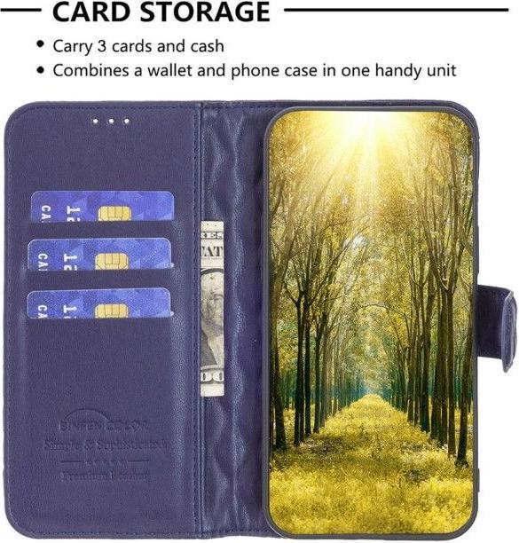 Produktbild MU Style Trendy Leder Bookcover Series Hülle (Samsung Galaxy S24+)