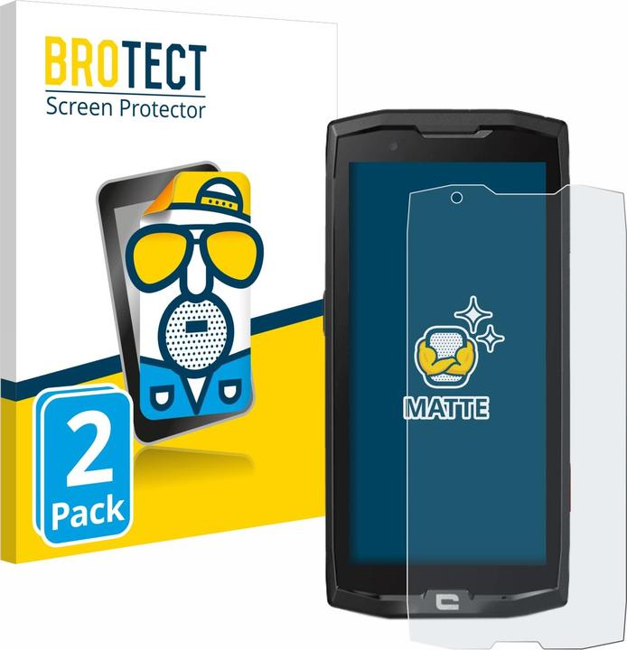 Actual product image BROTECT Anti-glare screen protector matt (2 Piece, Crosscall Core X4)