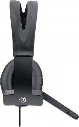Immagine prodotto Manhattan Cuffie Mono USB-A Over-Ear (Cablato, USB-A)