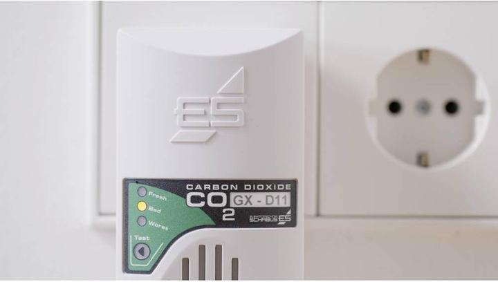 Image du produit Schabus Capteur de qualité de l'air CO2 Prises d'alerte GX D11
