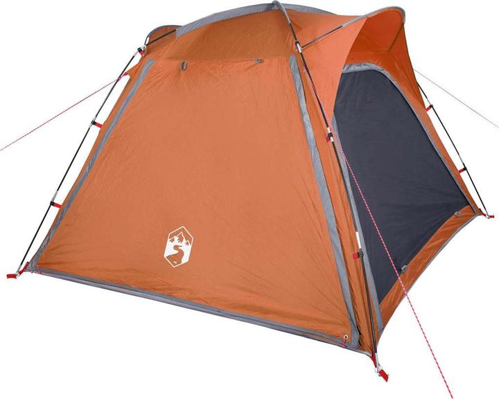 Actual product image VidaXL Camping tent 4 persons & Orange 185T Taffeta (Dome tent, 5.90 kg, 4 persons)