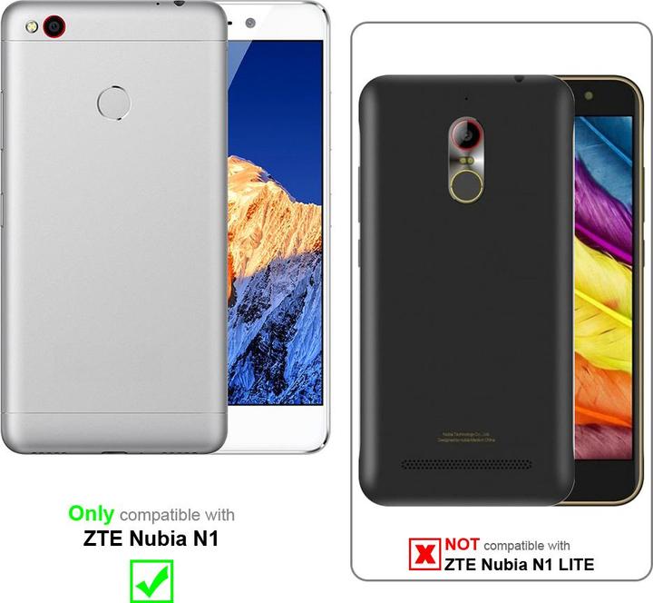 Actual product image Cadorabo Chain case for ZTE Nubia N1 necklace cover adjustable