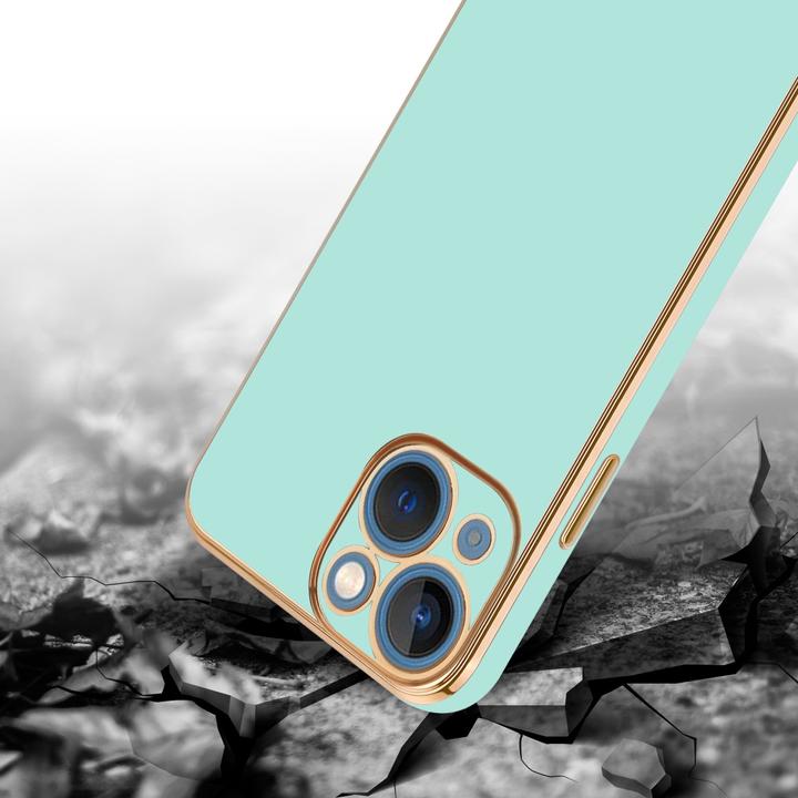 Produktbild Cadorabo Hülle für Apple iPhone 13 MINI im TPU mit Kameraschutz LM130 Style (Apple iPhone 13 mini)