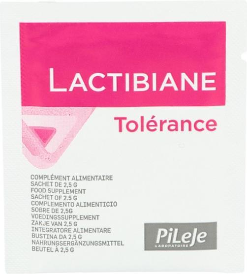 Nährwerte und Zutaten Lactibiane Tolerance 10M (45 Stück, Beutel, 181 g)
