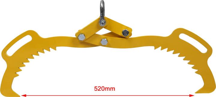 Immagine prodotto Wiltec Pinza forestale professionale per tronchi d'albero e tronchi fino a Ø520 mm e max. 500 kg (520 mm)