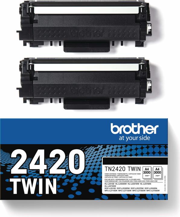 Produktbild Brother TN-2420TWIN (BK)