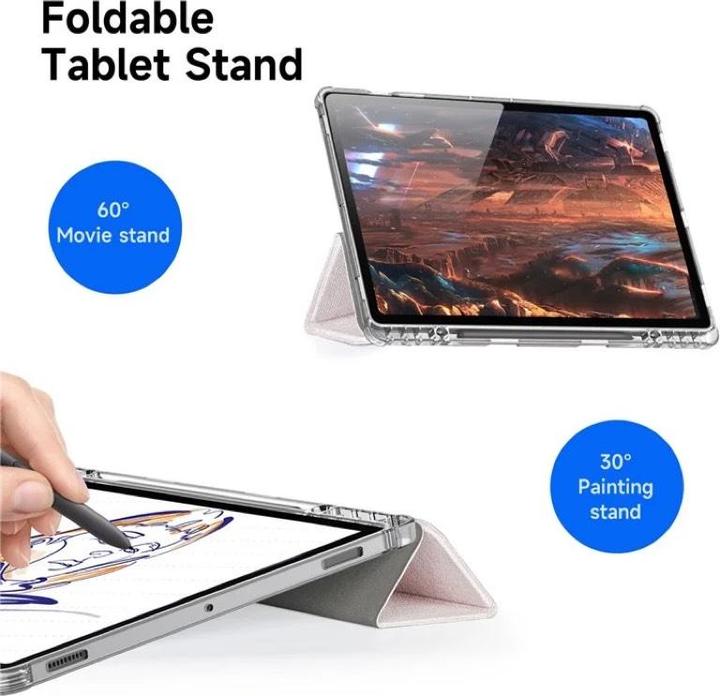 Actual product image Dux Ducis Unid Series Leather Bookcover Cover (Galaxy Tab S9 FE+, Galaxy Tab S10+, Galaxy Tab S9+)