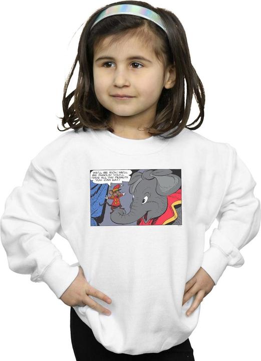 Actual product image Disney Girls Dumbo Rich And Famous Sweatshirt (128)