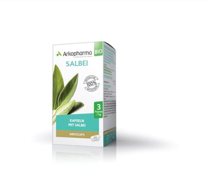 Produktbild Arkopharma Arkocaps Salbei Kapseln (45 Stück, Kapseln, 39 g)